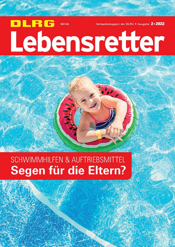 Titelbild Lebensretter 2-2022, DLRG Verbandsmagazin